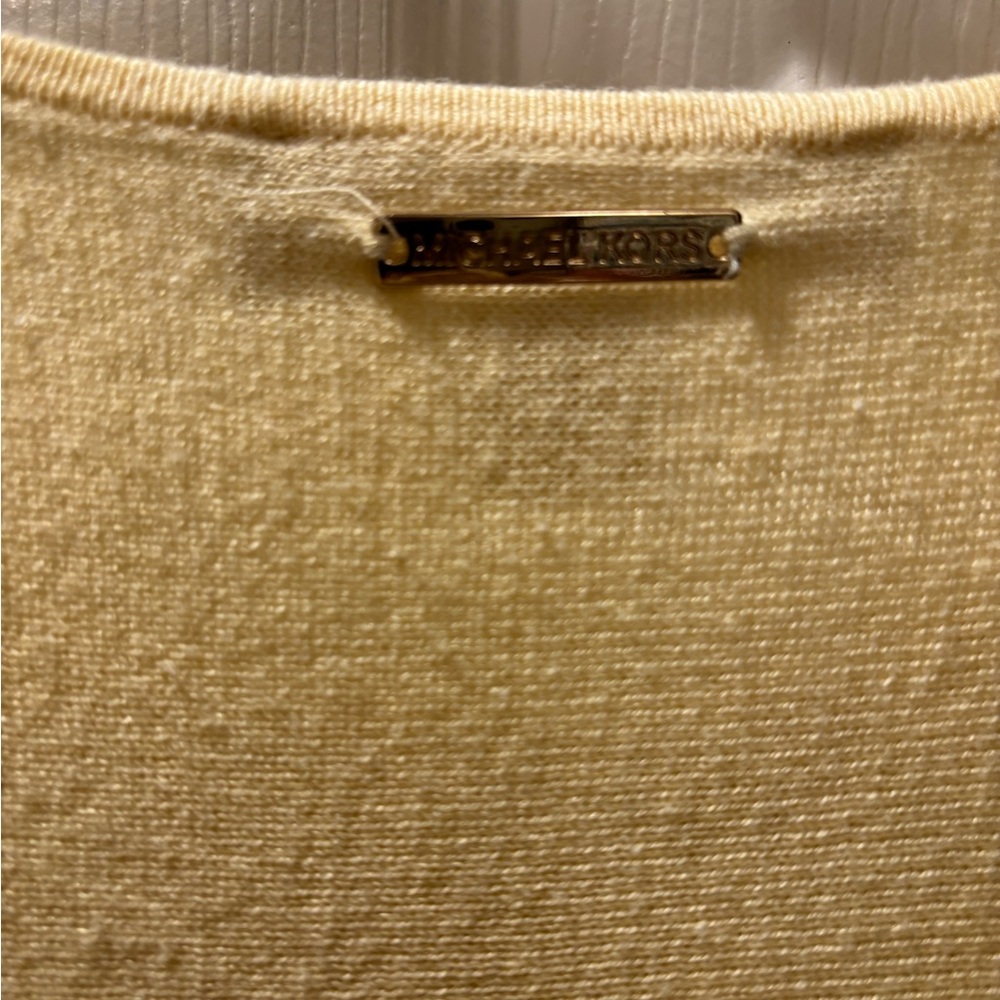 Michael Kors Spring Yellow Lightweight Sweater - Picture 4 of 4